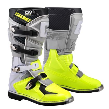 Bottes cross Gaerne GXJ GREY/YELLOW FLUO JUNIOR - Gris / Jaune