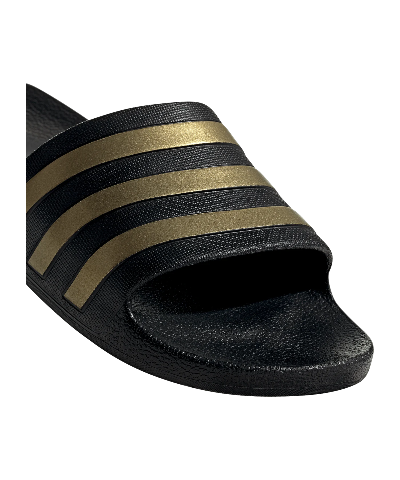 adidas Adilette Aqua Badelatsche Schwarz Gold