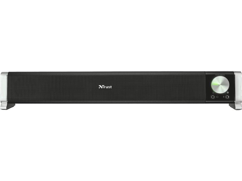 Trust Soundleiste Asto PC/TV Eleganter horizontaler Lautsprecher, für perfekte Integration unter jedem PC-Monitor oder TV-Bildschirm design