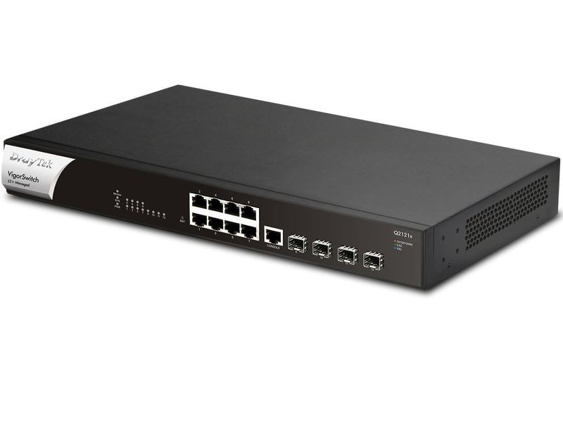 DrayTek Switch VigorSwitch Q2121x 12 Port 2.5 Gigabit L2  Managed Switch