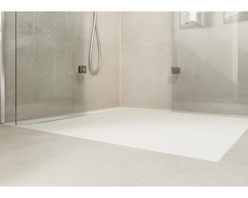 KALDEWEI CAYONOPLAN MULTISPACE Secure Plus 2330-5 douchebak, 120 x 120 x 1,7 cm, cool grey 70 mat, antislipcoating met extra vlakke bakdrager en antivibratiematten, 25 dB, 414046482665