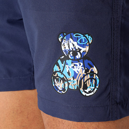 Short De Bain Essentials Art Series Blue Bleu Marine