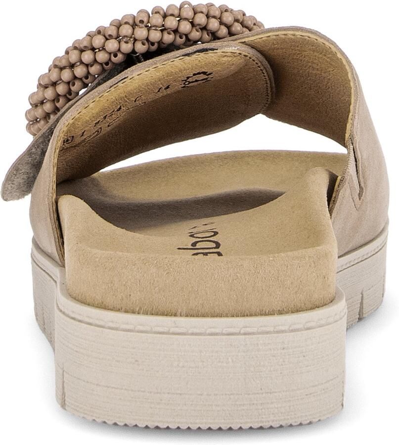 Gabor 83.745.14 Slippers Beige Suede Dames Beige