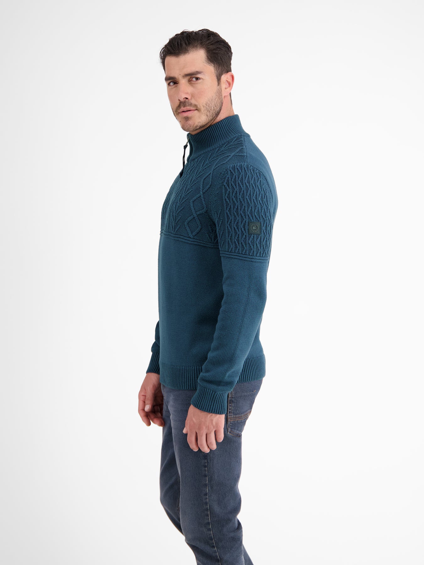 Stricktroyer mit Cable-Muster