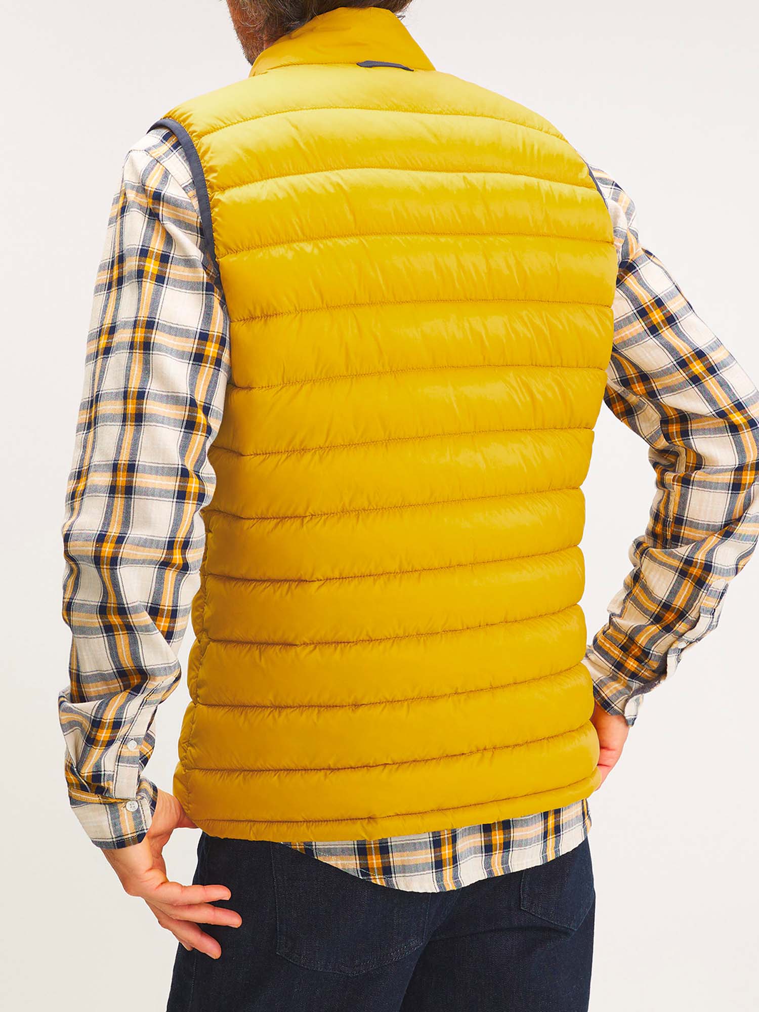 Doudoune Homme Sans Manches Jaune