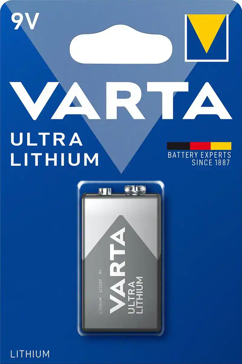 Ultra Lithium 9V Batterij