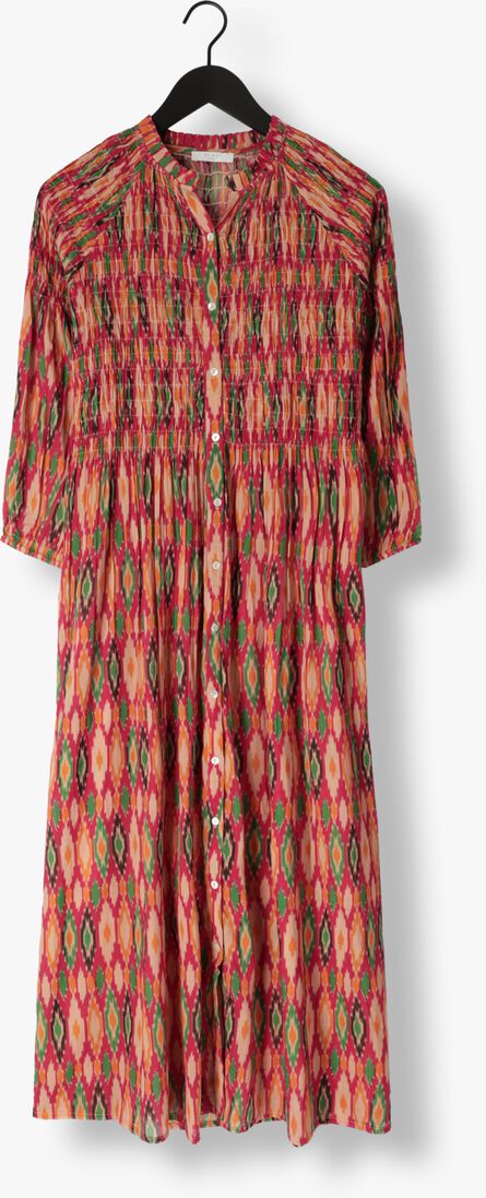 BY-BAR multi by-bar midi jurk loulou summer ikat dress