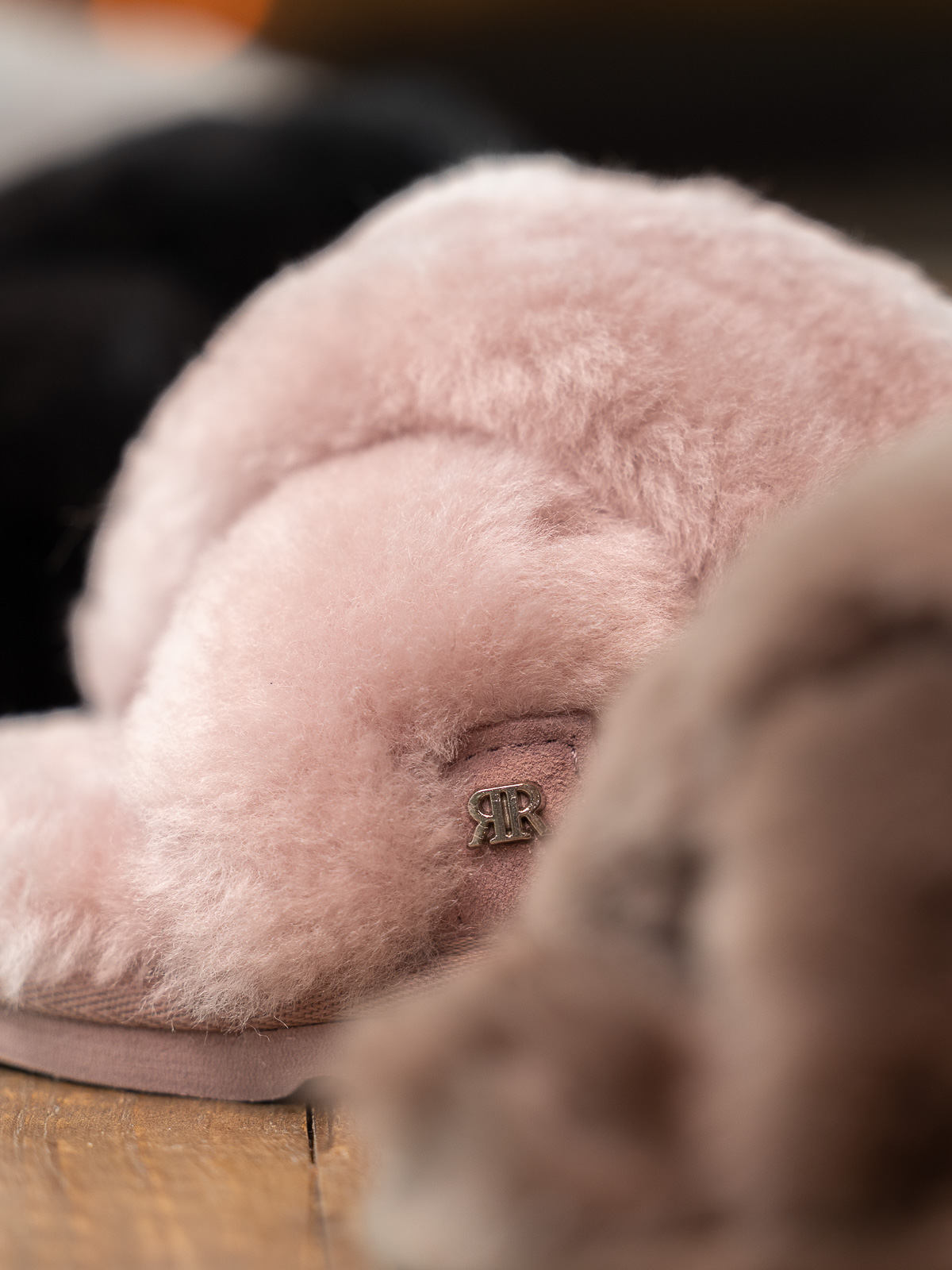 Crossy Sheepskin Pink - Trapes Sko