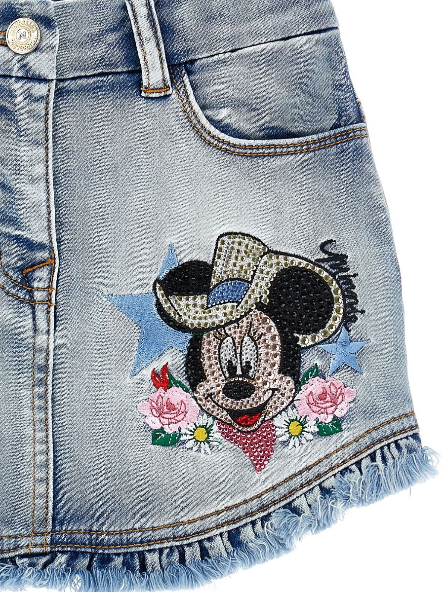 Monnalisa Minnie Denim Skirt