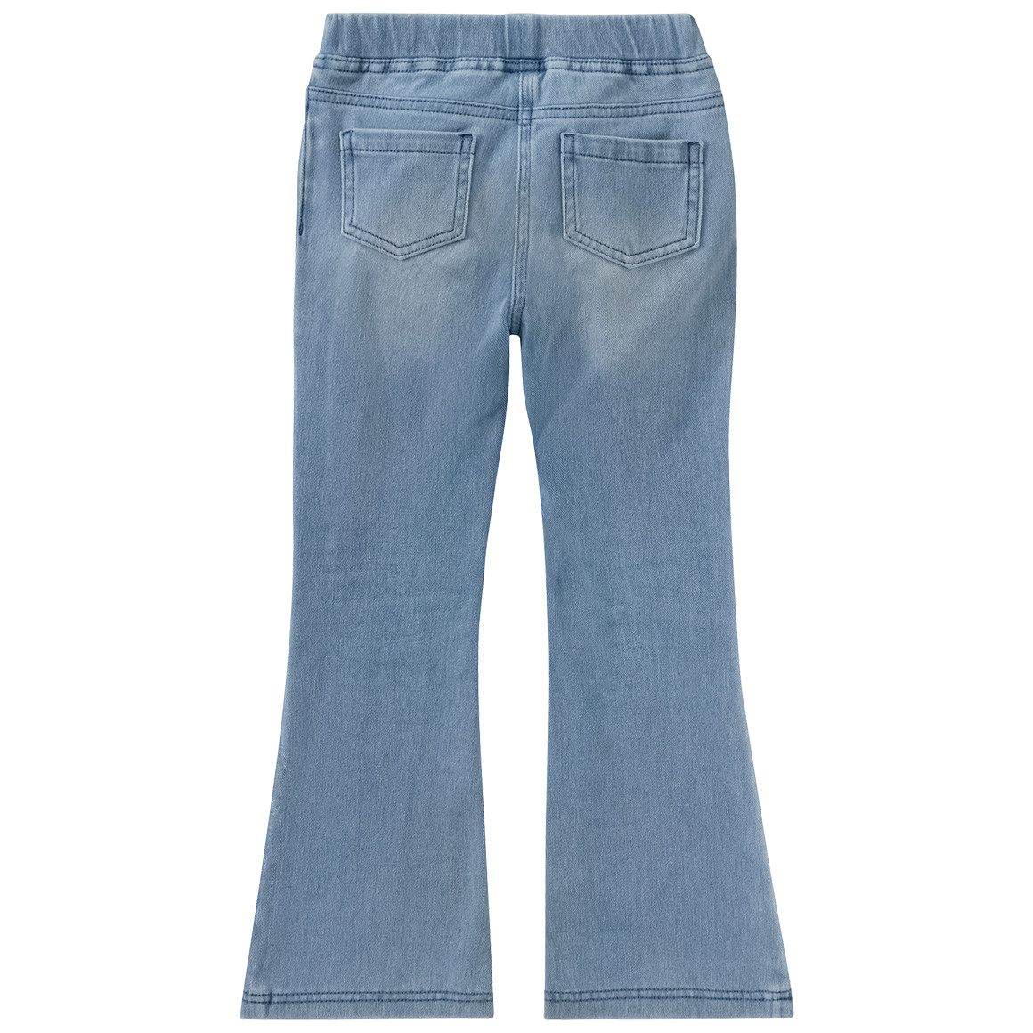 Topolino Mädchen Flared-Jeggings mit Elastikbund hellblau