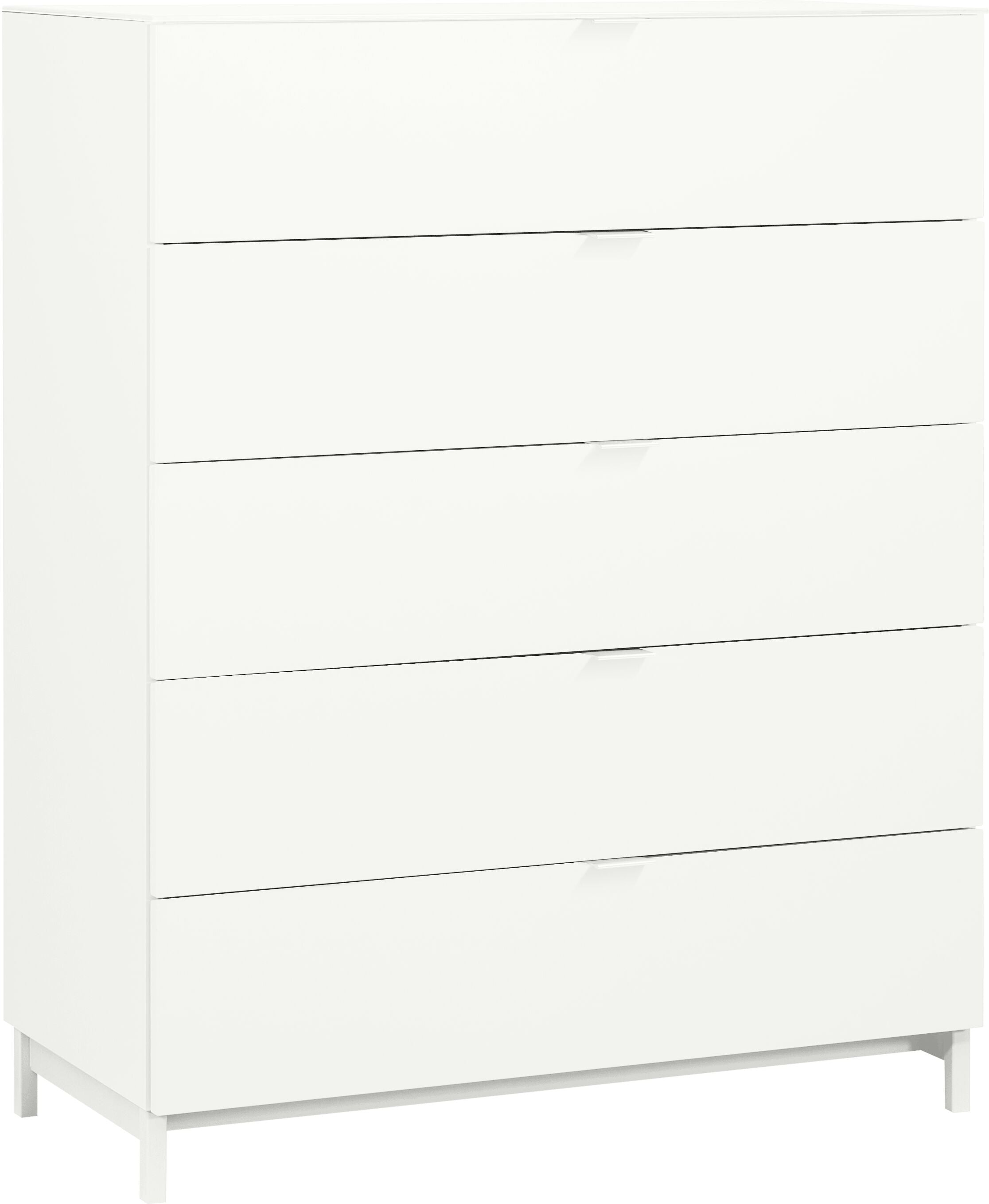 TILL Kommode - Weiss / B: 84.0 cm x T: 41.0 cm x H: 106.0 cm