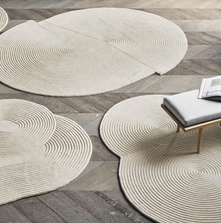Bolia Zen Rounded vloerkleed 257x330 creme