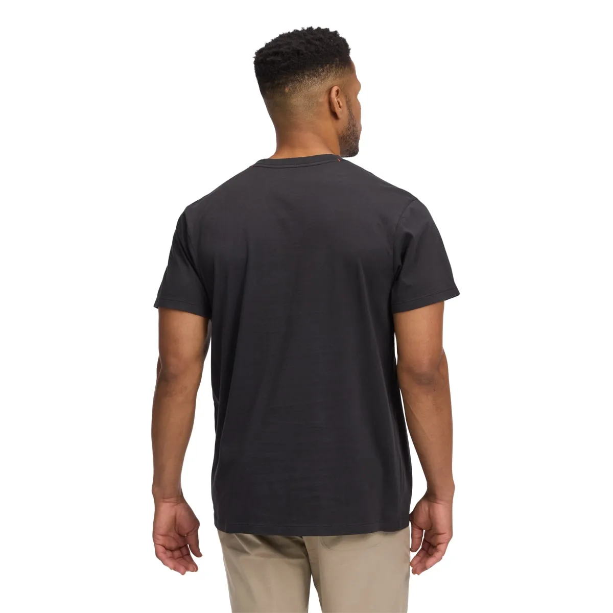 Black Diamond M Diamond Patch Ss Pocket Tee Black