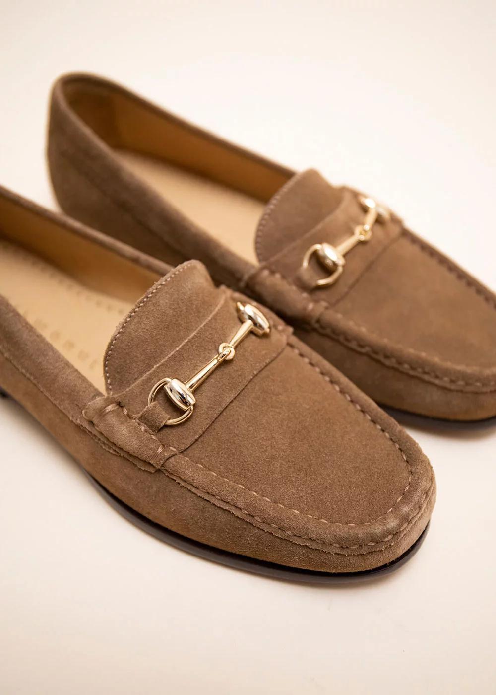 MOCASSIN MORSETI II MOC VELOURS TAUPE
