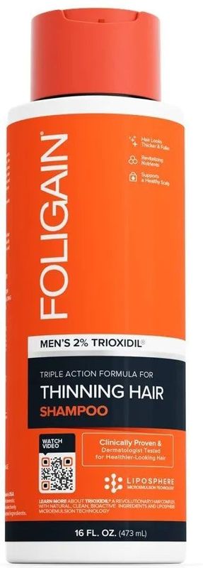 Foligain - Haarverzorgingsset - Shampoo en Conditioner - 473 ml - Voor Mannen