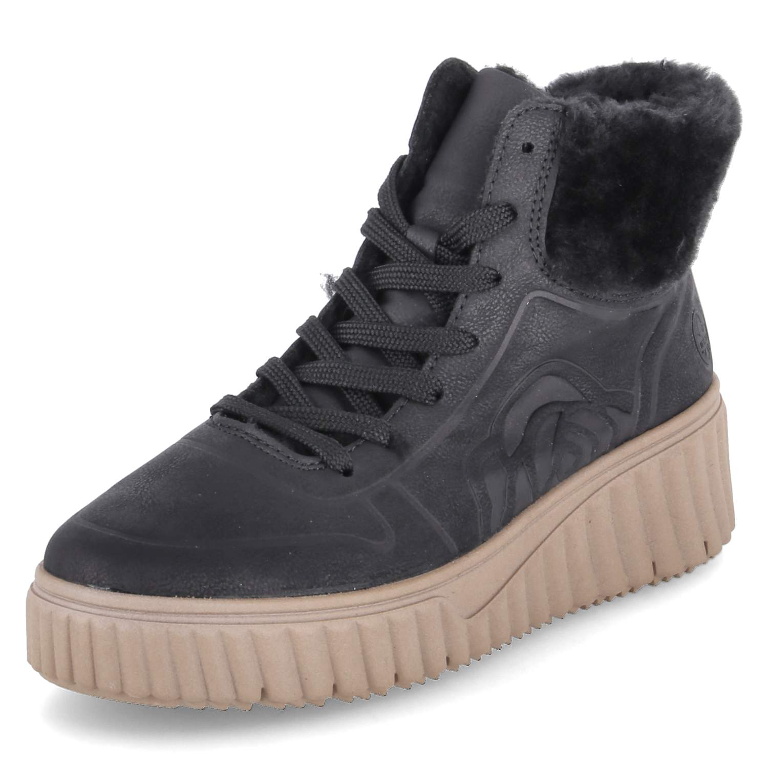 Rieker Winterstiefeletten  - schwarz