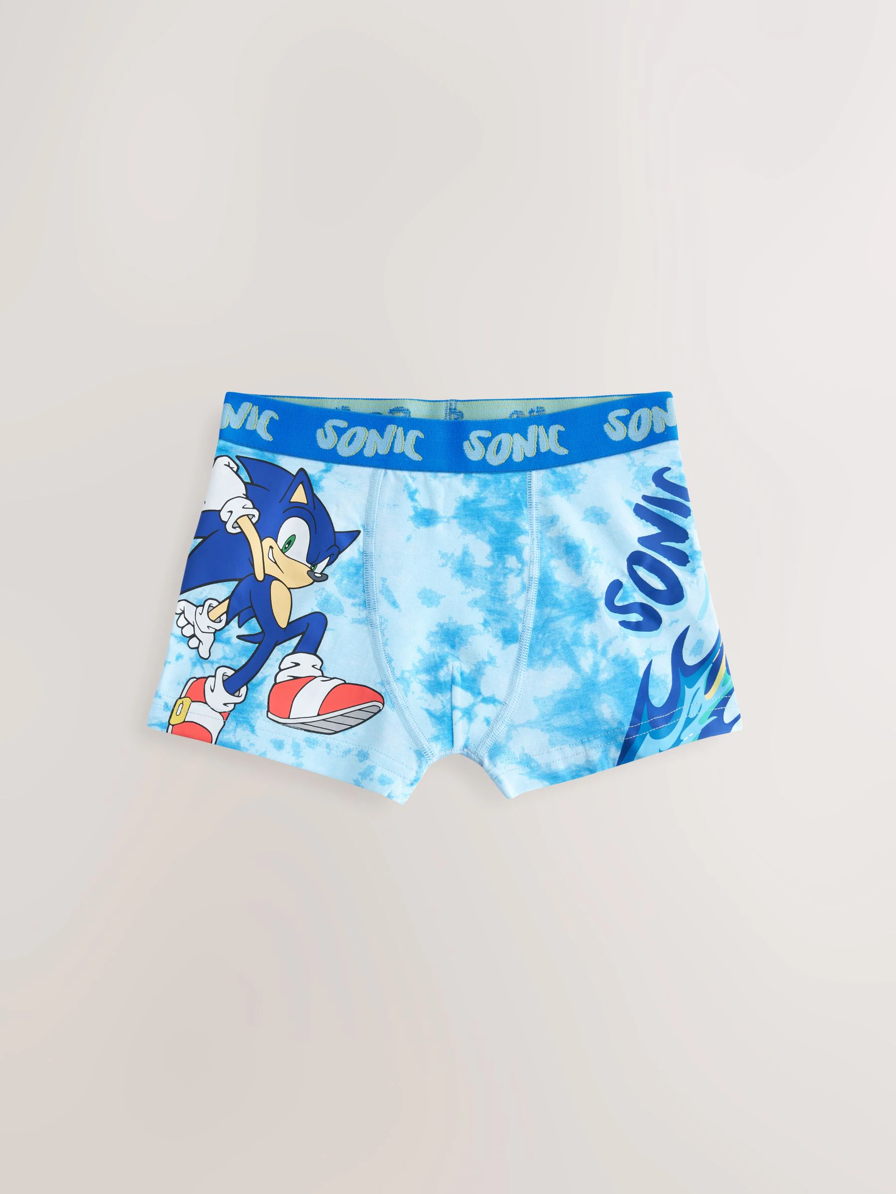 Blauw - Sonic Boxers 3 Pack (2-14jr)