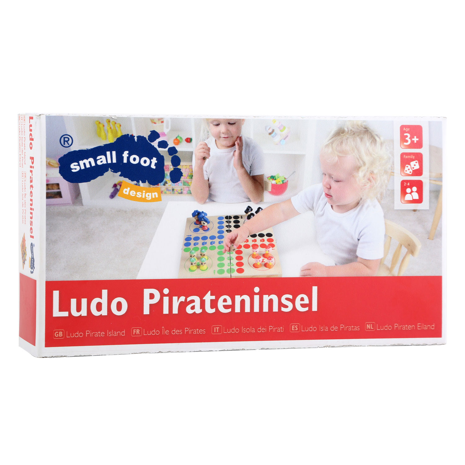 Small Foot-Houten Ludo Pirateneiland