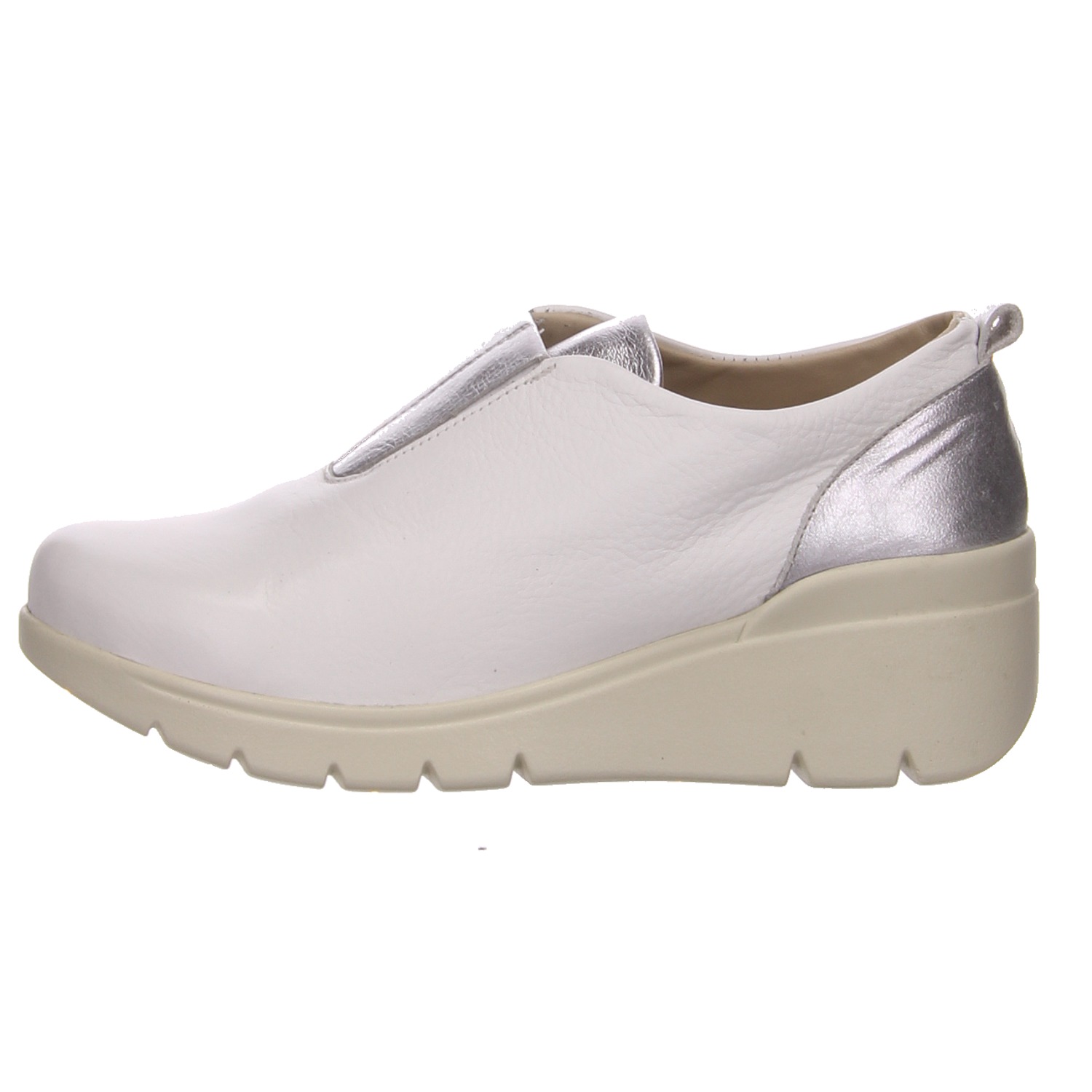 elbandi Slipper weiß weiss/weiss kombi