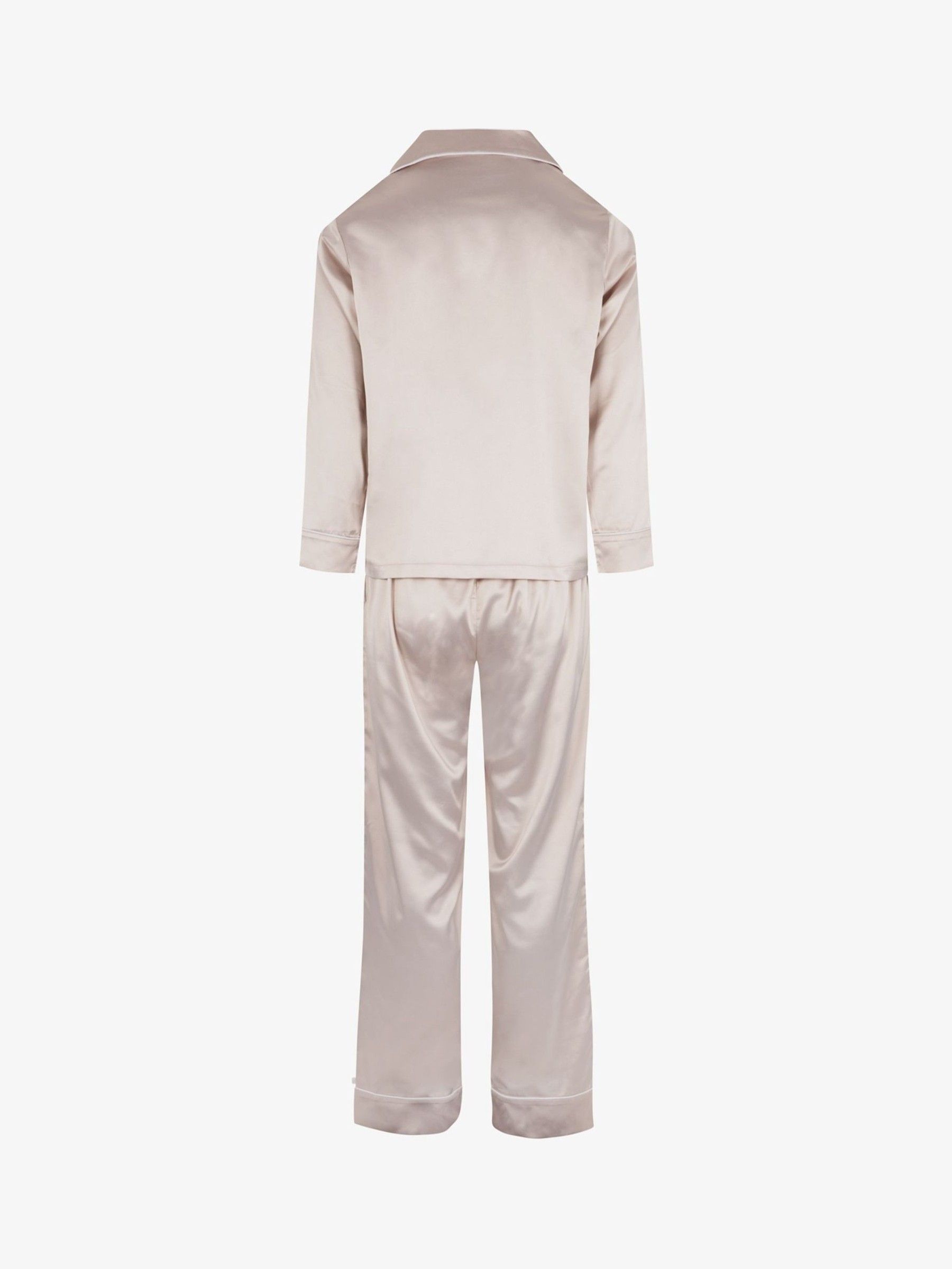 Natuurlijk - The Little Tailor Satijnen Pyjama met Knoopsluiting voor Kerstmis