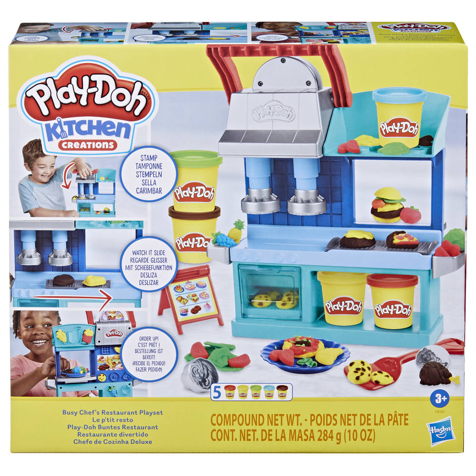 Play-Doh Kitchen Creations chefs drukke restaurant