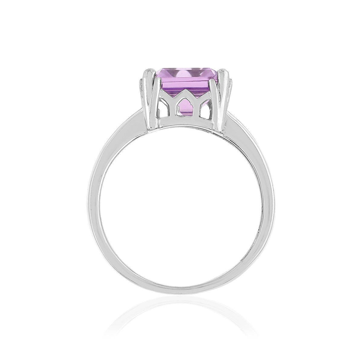 Bague argent 925 améthyste 3.30 carats