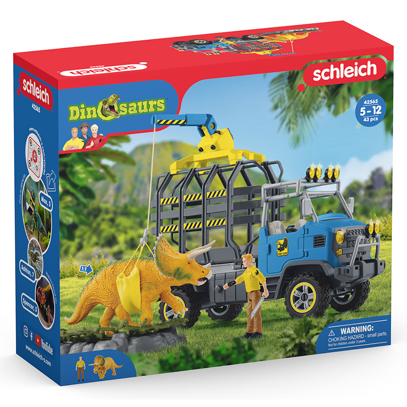Schleich Mission de transport Dino  multicolore