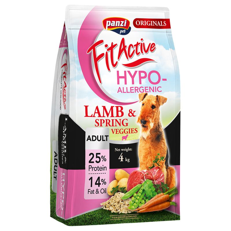 FitActive Originals Adult Hypoallergenic agneau, légumes du printemps