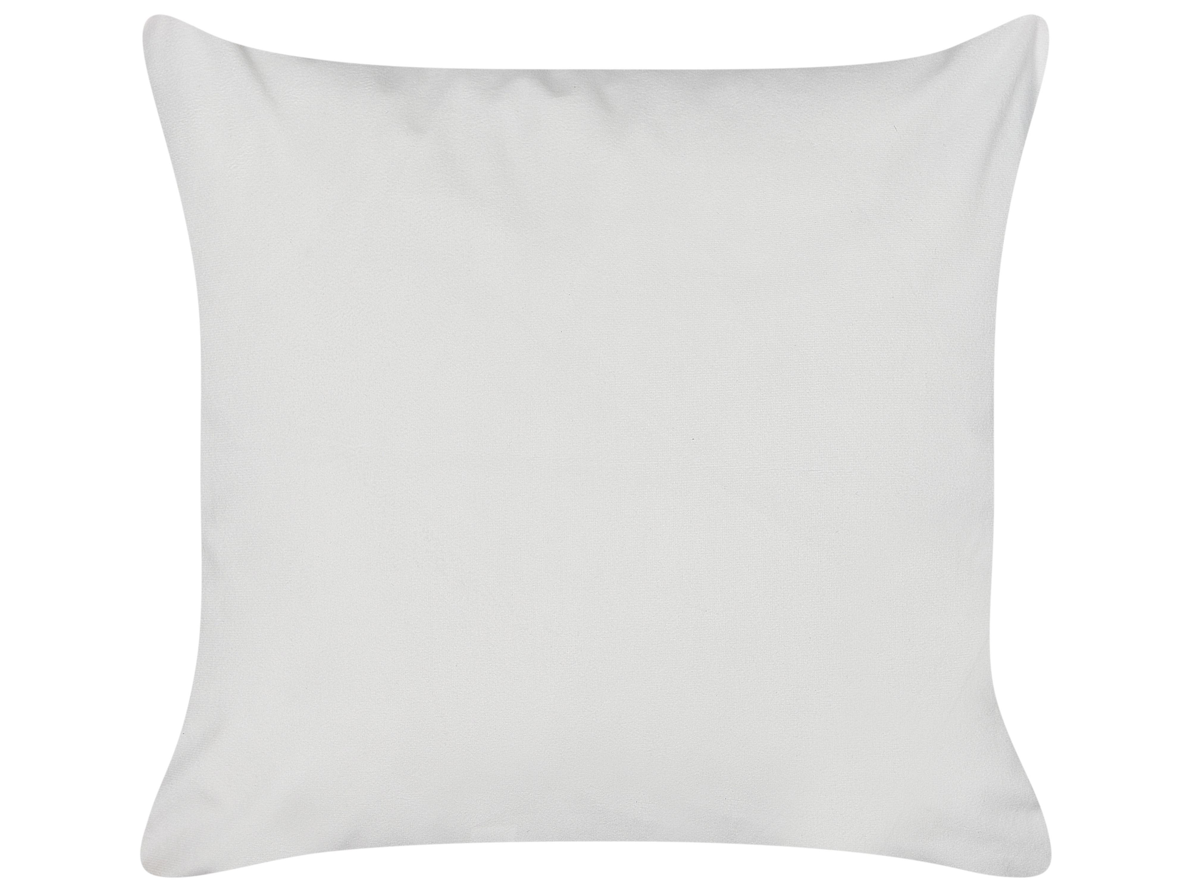 Set van 2 sierkussens AMARYLLIS Nepbont 45 x 45 cm Meerkleurig