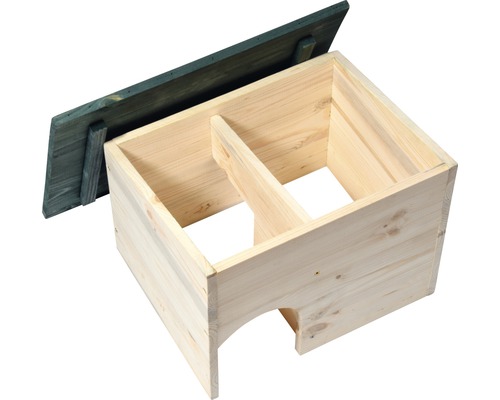 Egelhuis met sluisdeur, weerbestendig, 34,5x24x27 cm