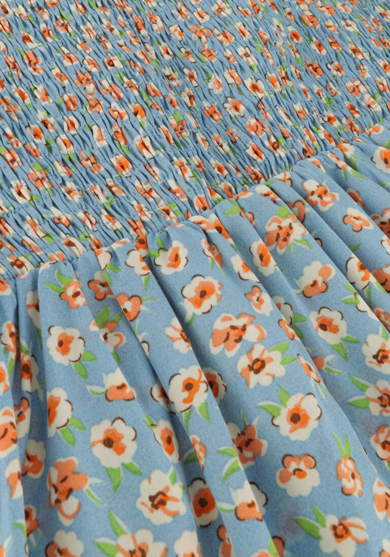HOUND blauwe hound midi jurk flower dress