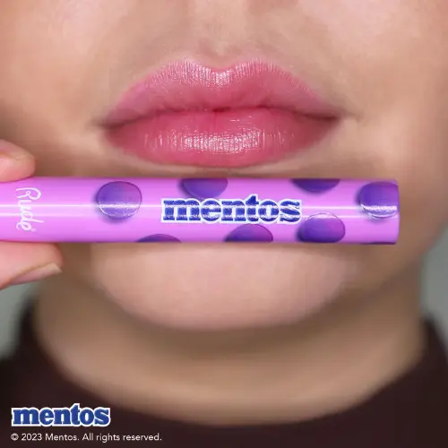 x Mentos Candy Roll Lip Balm Grape