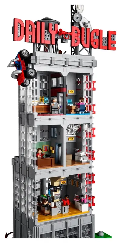 (3789-tlg. Set) Marvel Klemmbausteine Spielzeug Spider-Man Modell Bausatz (76178) Lizenziert - Daily Bugle