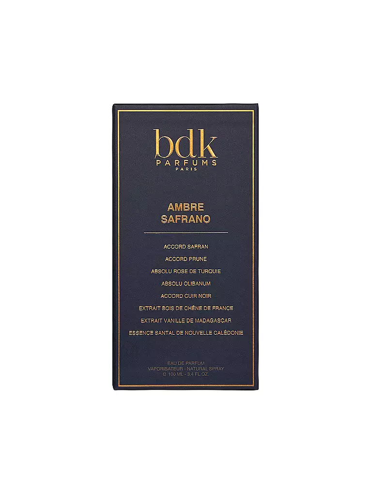 BDK Ambre Safrano Eau de Parfum 100ml keine Farbe