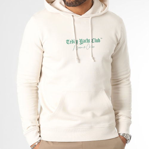 Sweat Capuche Maison De Couture Green Emerald Beige