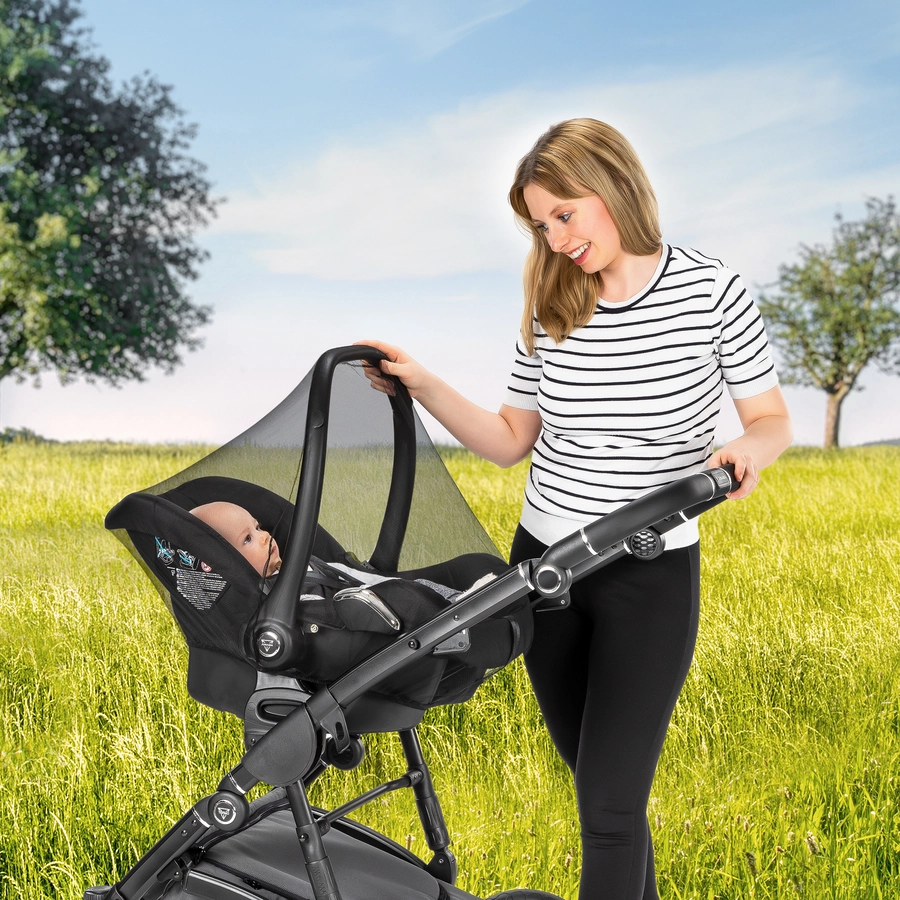 reer BiteSafe Insektenschutz für Babyschale schwarz