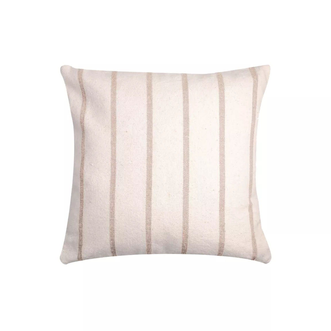 Coussin extérieur carré toile de coton (50 x 50 cm) Ocealys Beige