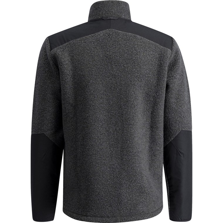 Lundhags Saruk Wool Pile MidFull Zip M Charcoal