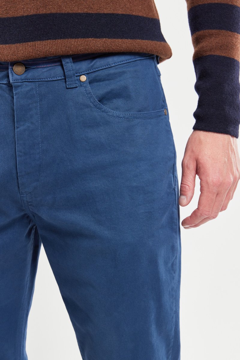 Pantalon coupe droite - coton