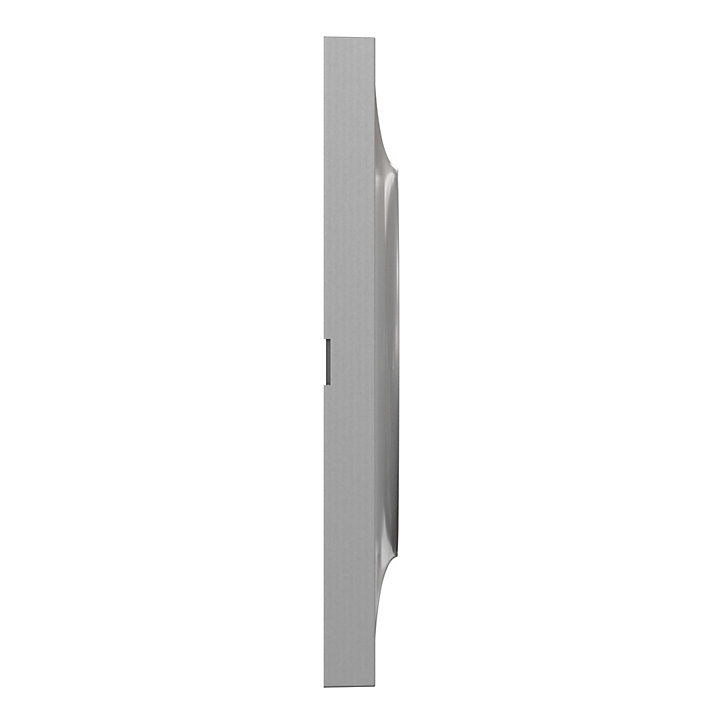 Plaque de finition simple Schneider Electric Odace Styl aluminium