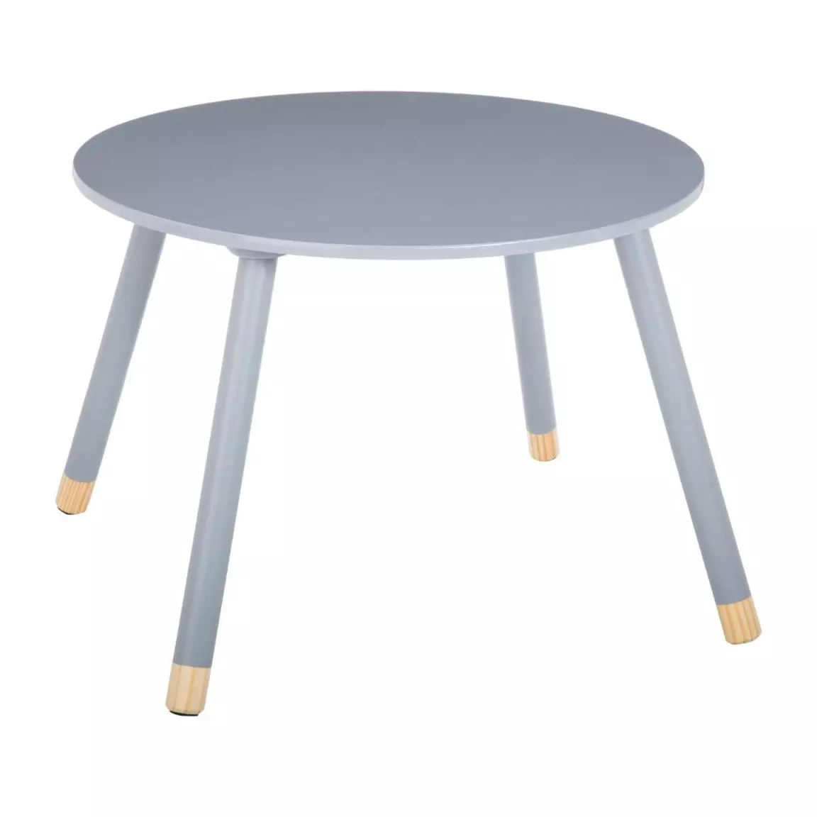 Table enfant bois (H43 cm) Douceur Grise