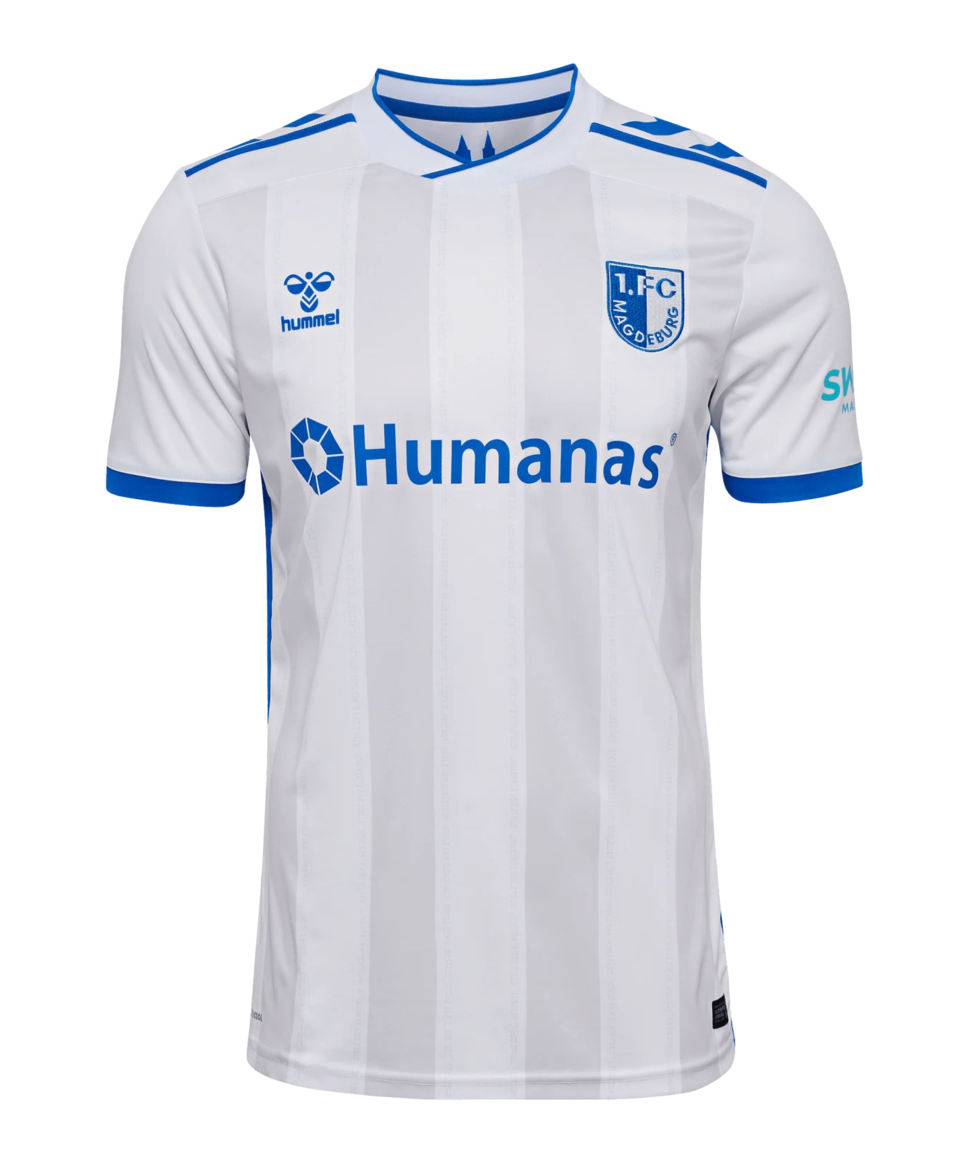 Hummel 1. FC Magdeburg Trikot Away 2024/2025 Kids Weiss F9001