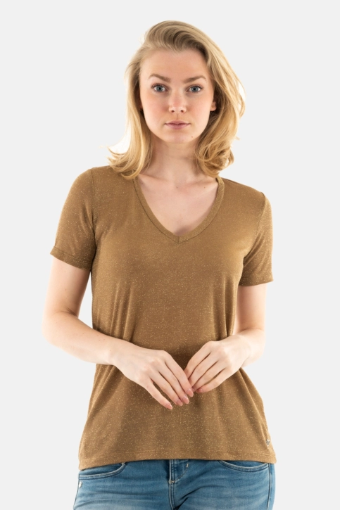 Tee shirt please t0ay 2483 sabbia/oro