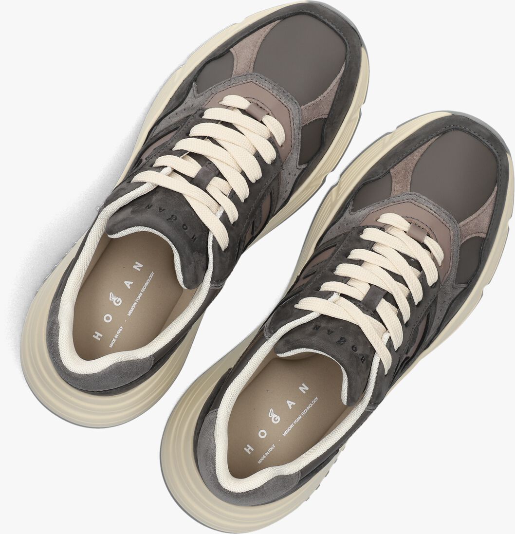 grijze hogan lage sneakers h669 allacciato h