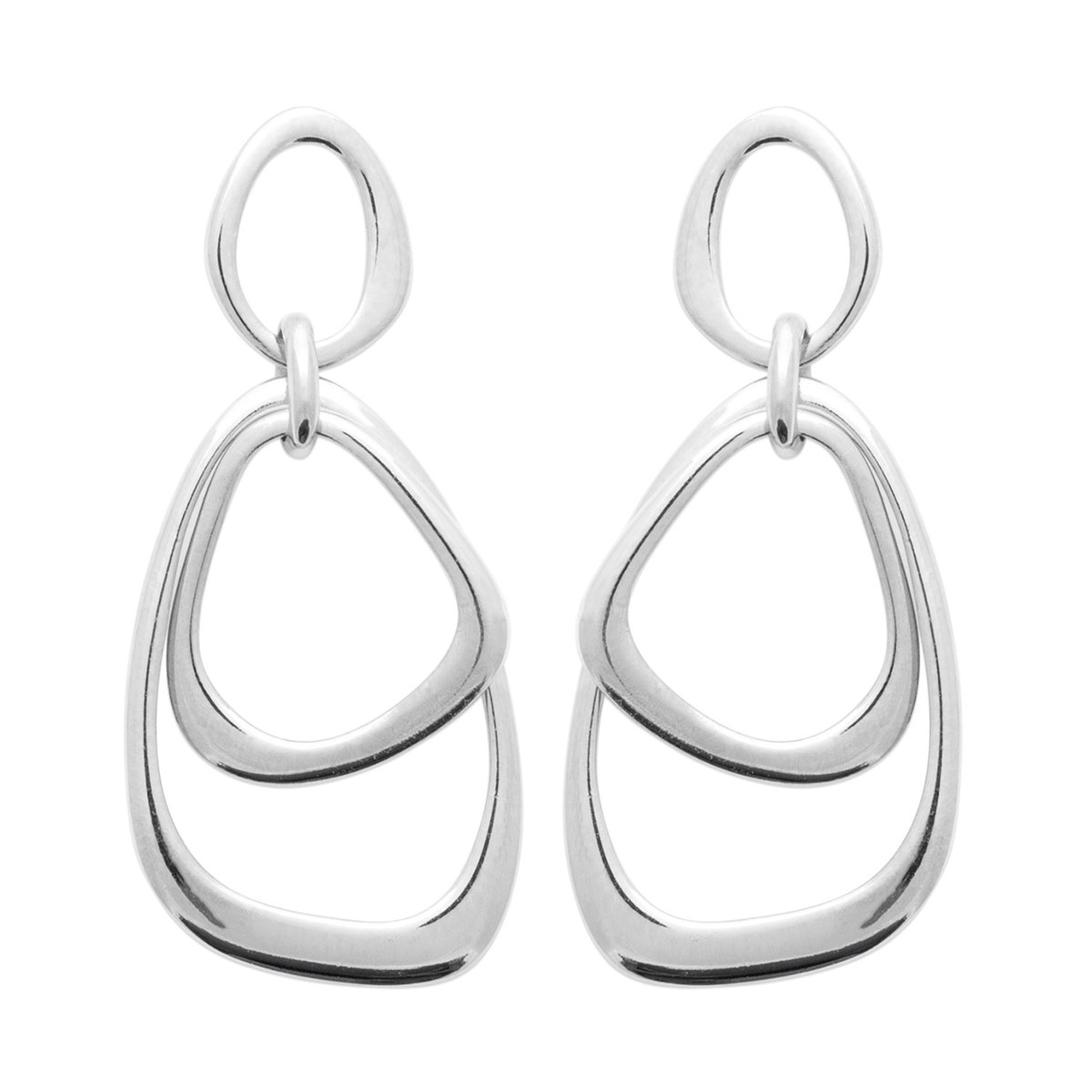 Boucles d'oreilles Brillaxis argent