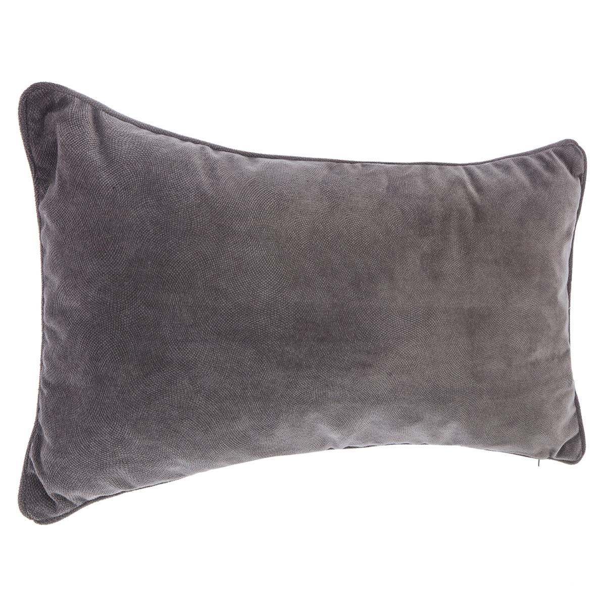 COUSSIN LILOU GRIS FONCE 30X50CM