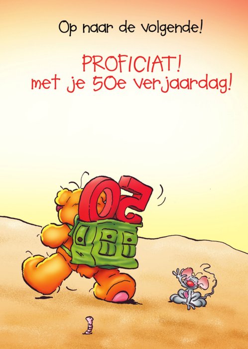 Doodles | Verjaardagskaart | 50 jaar