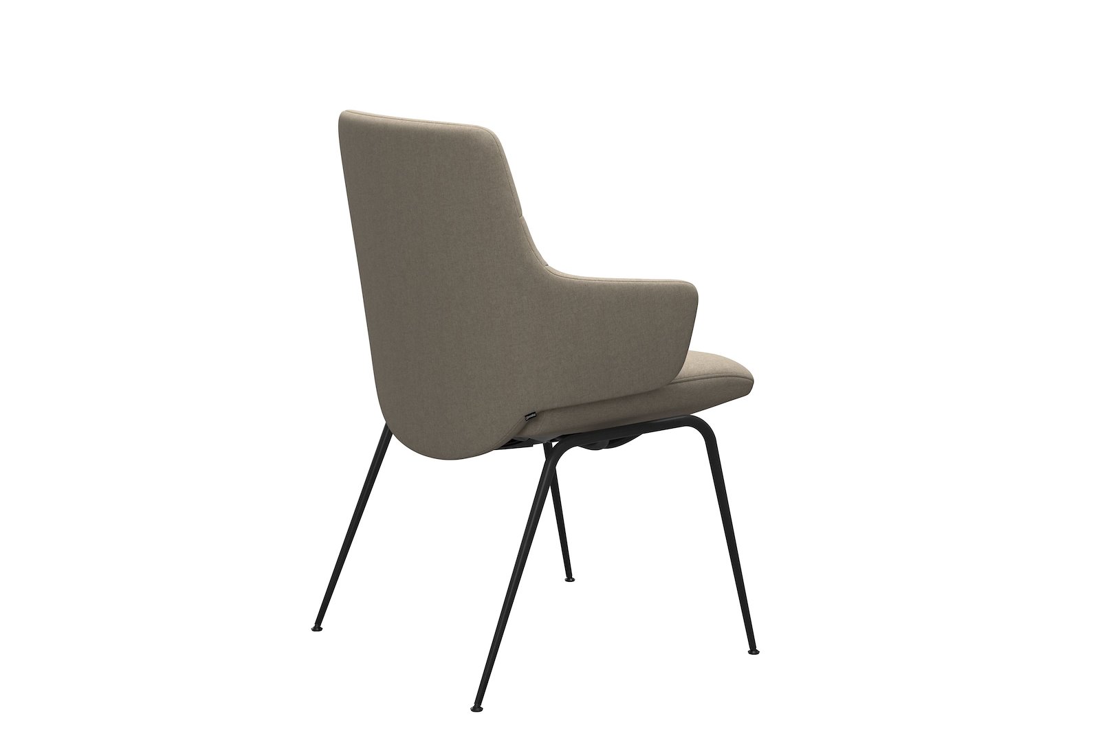 Chilli spisestol Tekstil Calido - Light Beige - Sort