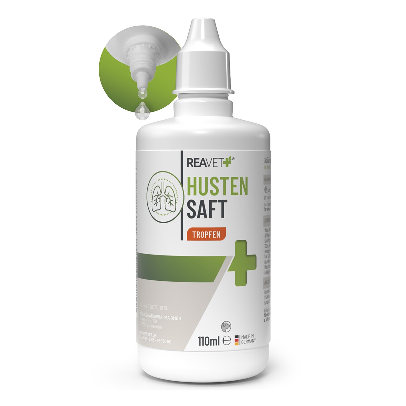 REAVET Hustensaft Tropfen 100ml