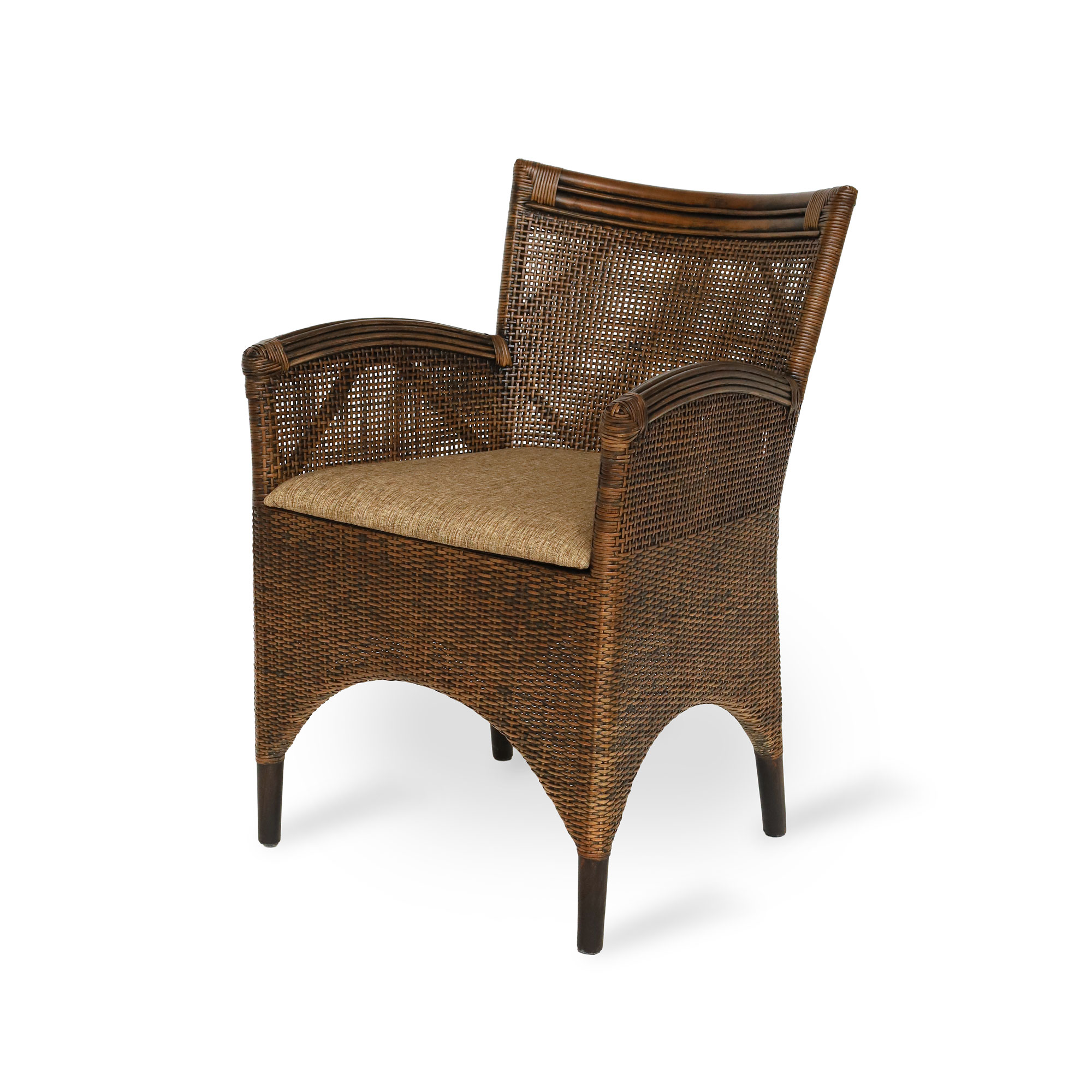 Armsessel 'Breiden', Rattan, B 59 cm, H 85 cm, L 62 cm von fischer's lagerhaus